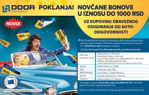DDOR osiguranje poklon bonovi